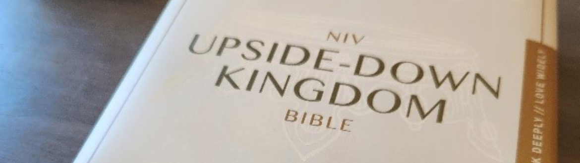 Front cover of The Upside Down Kingdom Bible by Preston Sprinkle