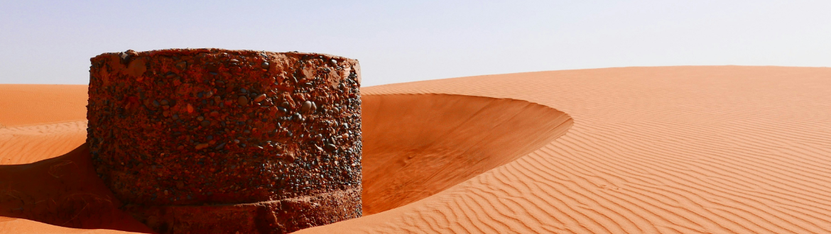 well in desert