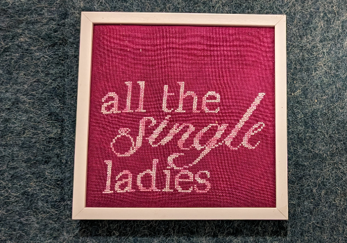 all the single ladies cushion