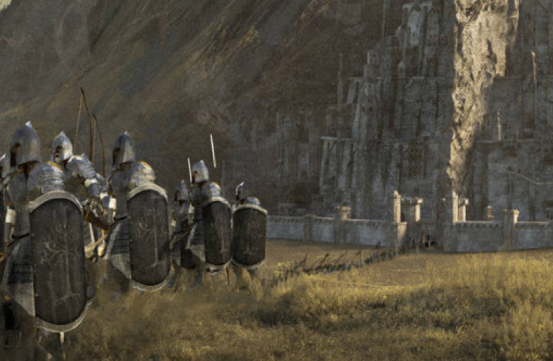 Army of Gondor outside Minis Tirith