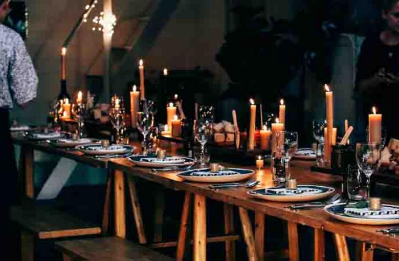 banquet set up