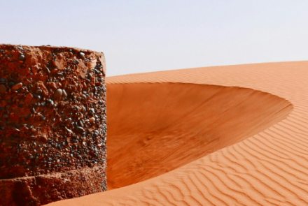 well in desert